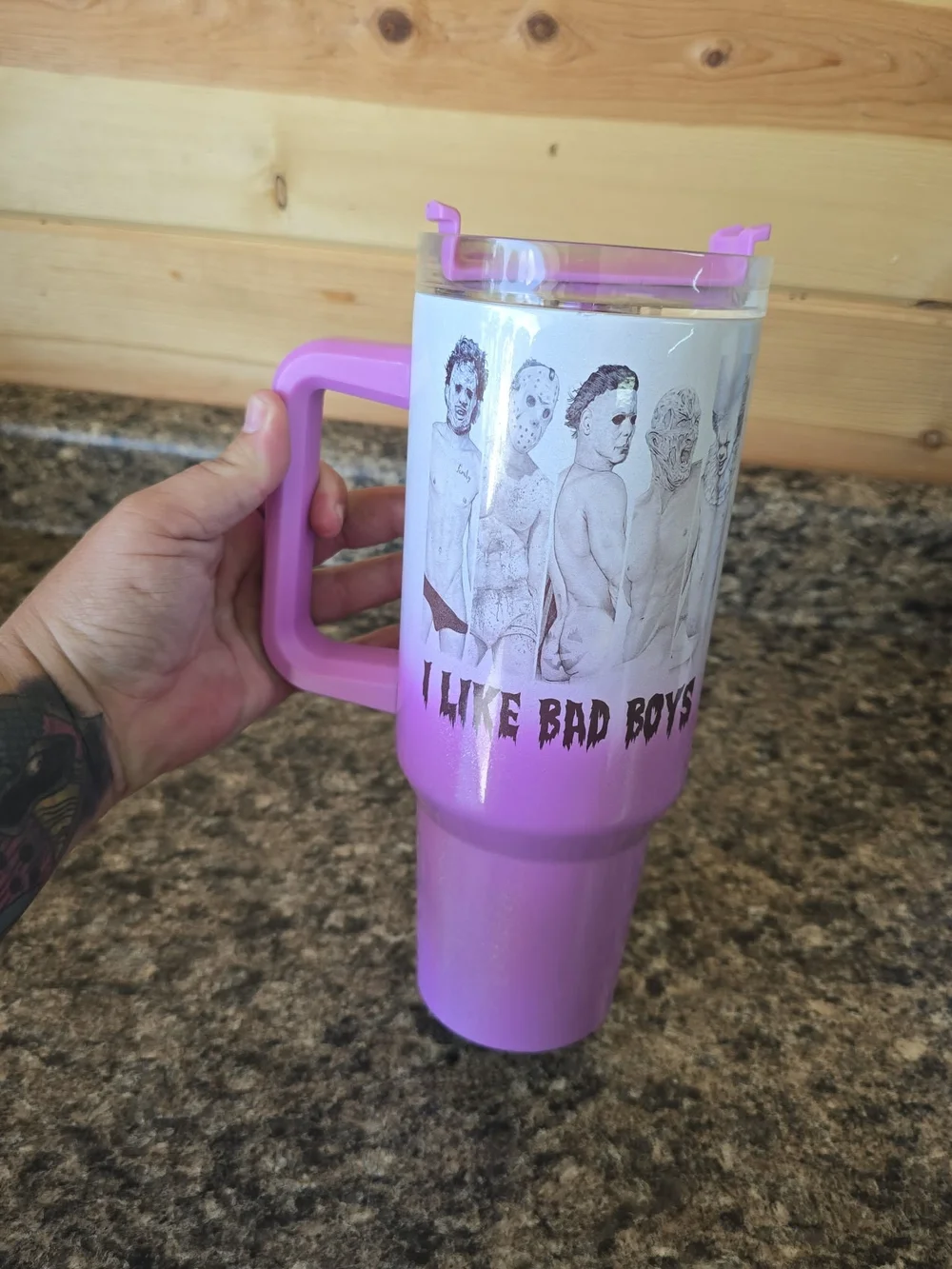 Scary Movie I Like Bad Boys 40 Oz Tumbler